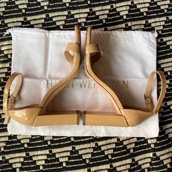 Stuart Weitzman | Walkaway Leather Heels - Picture 2 of 11